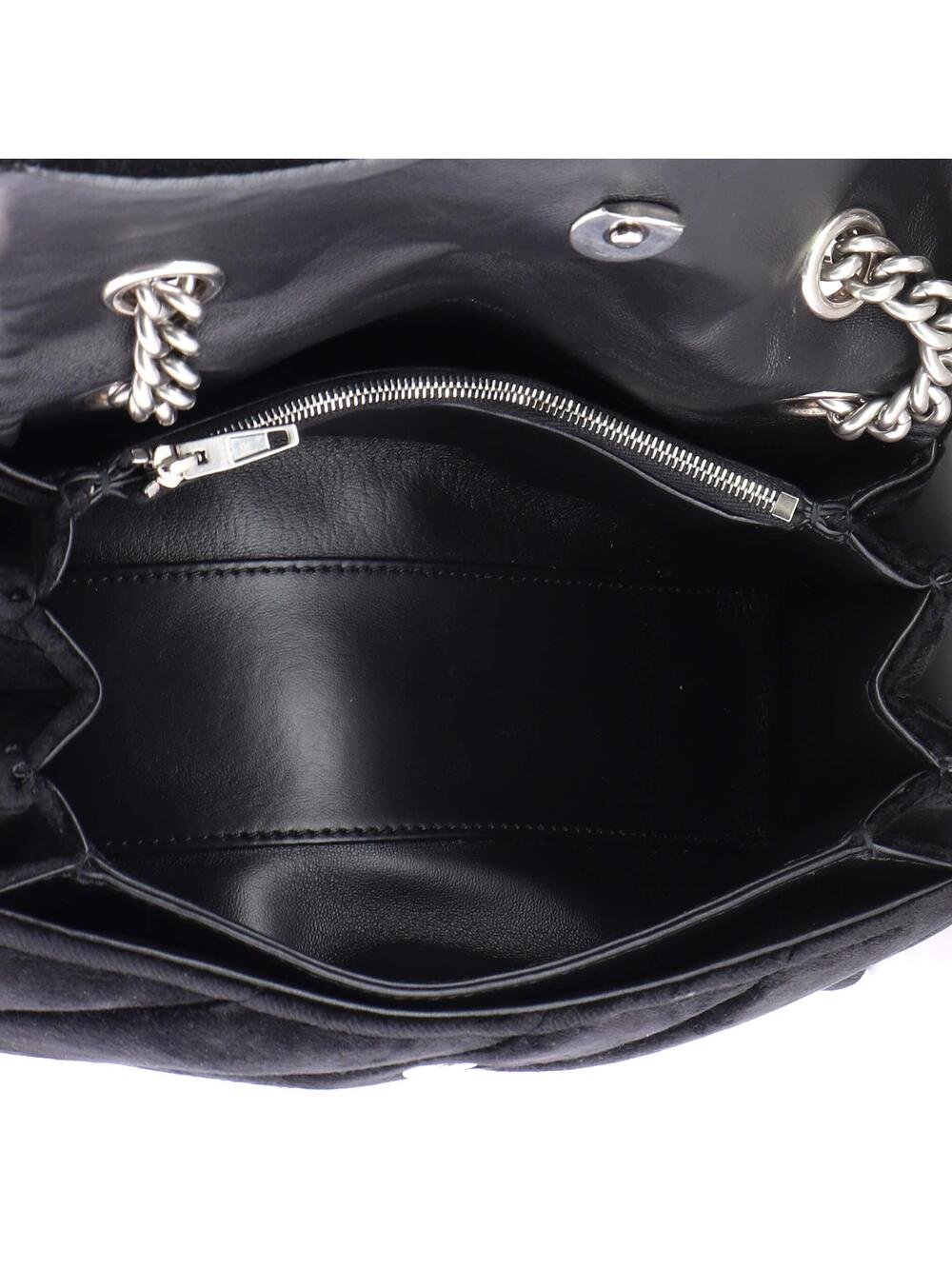 Balenciaga Crush Chain Flap Bag Quilted #266052B12B - Picture 5 of 6
